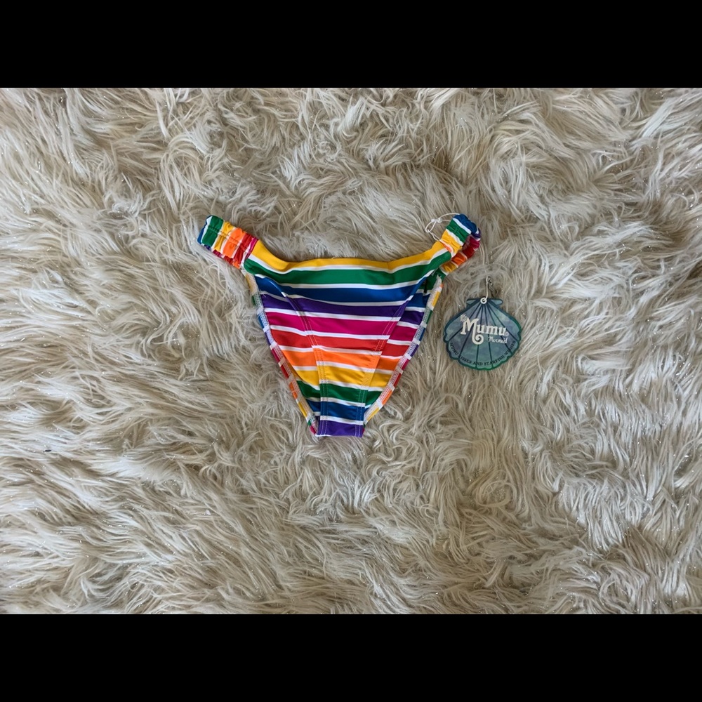 super cute rainbow swim bottoms brandnew
